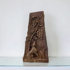 Verdant Vignette Wooden Sculpture1