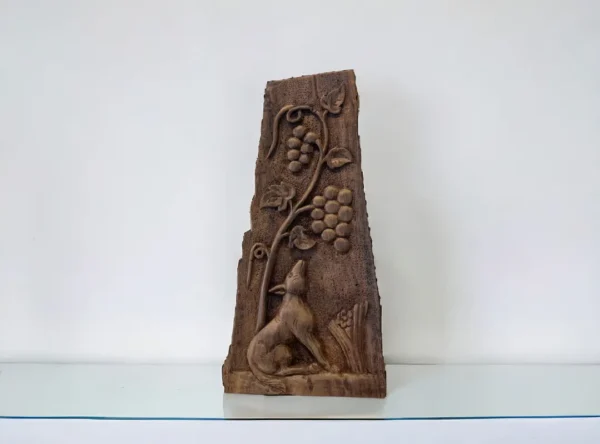 Verdant Vignette Wooden Sculpture1